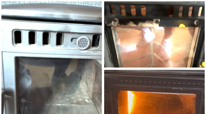 Господарі показали, як швидко й просто відмити сажу з дверцят пічки