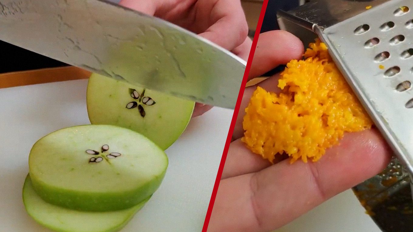 Підготуйте фрукти, цедру та сік для глінтвейну