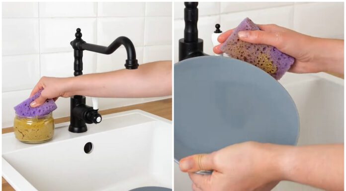 Гора жирного посуду після гостей більше не лякає: 1 стакан гарячої води з гірчичним порошком, і жир щезає Господині показали, як швидко відмити жирний посуд гірчичним порошком