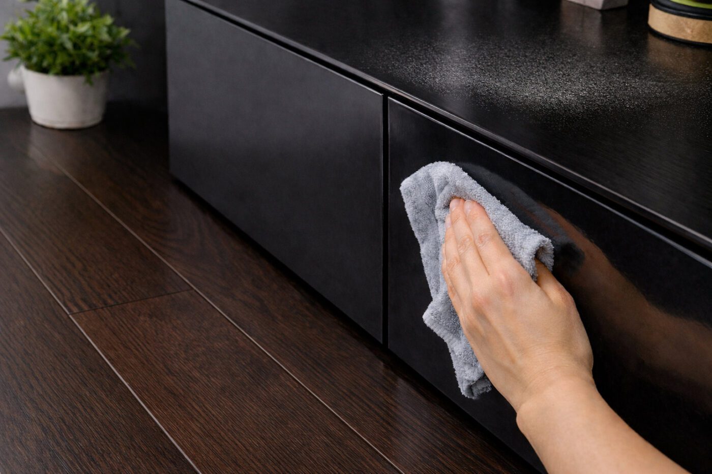 Секрет прибирання, аби полички не збирали пил