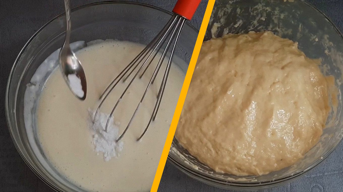 Кислота в кефірі взаємодіє з содою та робить тісто дуже пухким