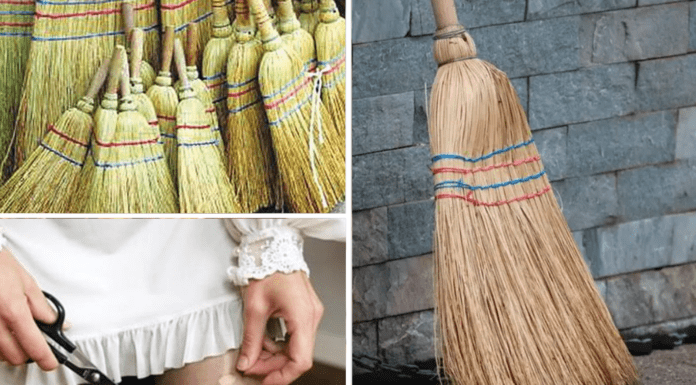 Навіщо одягати на віник старі рвані колготи