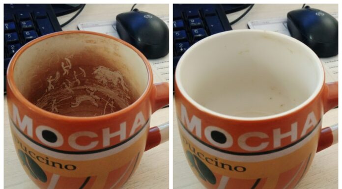 Кидаю по 5 кристаликів у чашку – і чайний та кавовий наліт “злітають”: сяє білосніжною чистотою Як очистити чашку від чайного нальоту