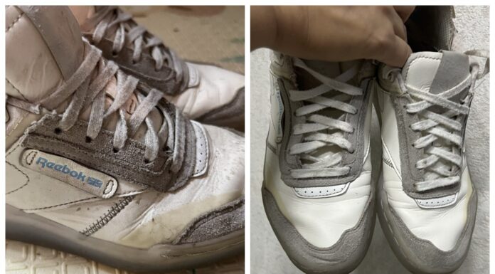 Думала, що кросівки вже “все”: замочила на ніч з 2 ложками, і зранку не впізнала. Вони як нові Як очистити старі кросівки до стану нових