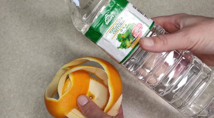 Як приготувати ефективний засіб для прибирання з цитрусових шкірок та оцту