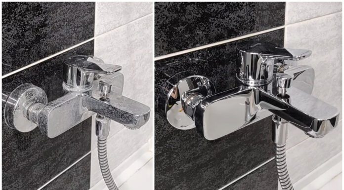 Капаю 3 краплі на ганчірку – і натираю кран: після такого “фінту” вапняний наліт на ньому не збирається Чим відполірувати кран після миття, щоб довше залишався чистим