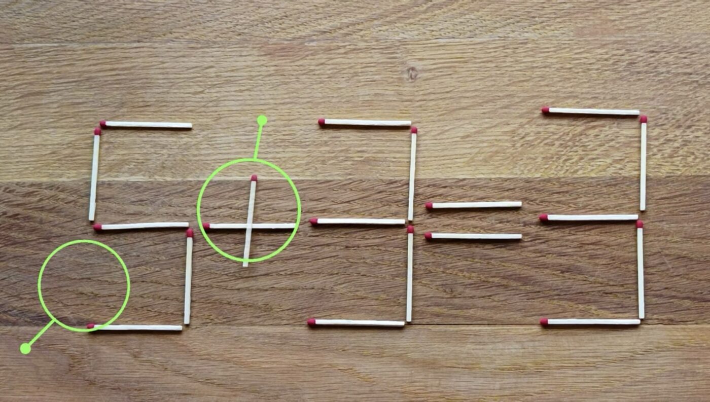 Тест-головоломка: треба правильно переставити сірники