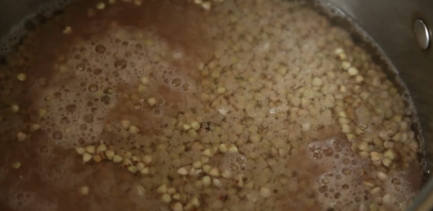 Авторський рецепт гречки з чаєм