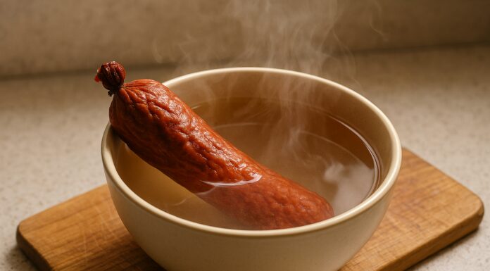 Як швидко почистити ковбасу від шкірки