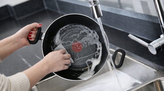 Як очистити пательню з антипригарним покриттям, щоб не зіпсувати її: 4 правила, про які забувають господині Як правильно мити сковорідку з антипригарним покриттям