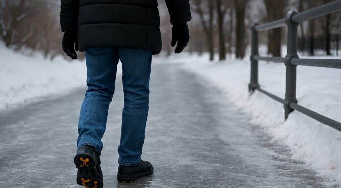 Як ходити по слизькому тротуару й не впасти