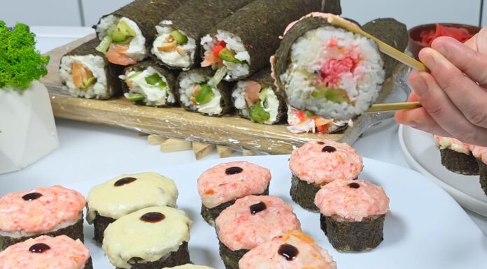 Сушисти показали, як приготувати смачні запечені суші вдома