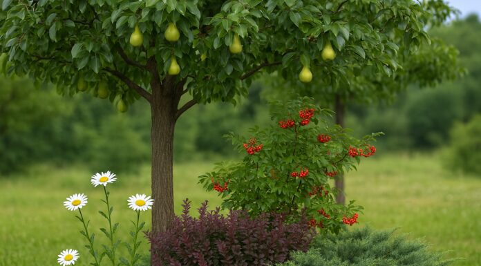 Які рослини не можна садити поряд із грушою