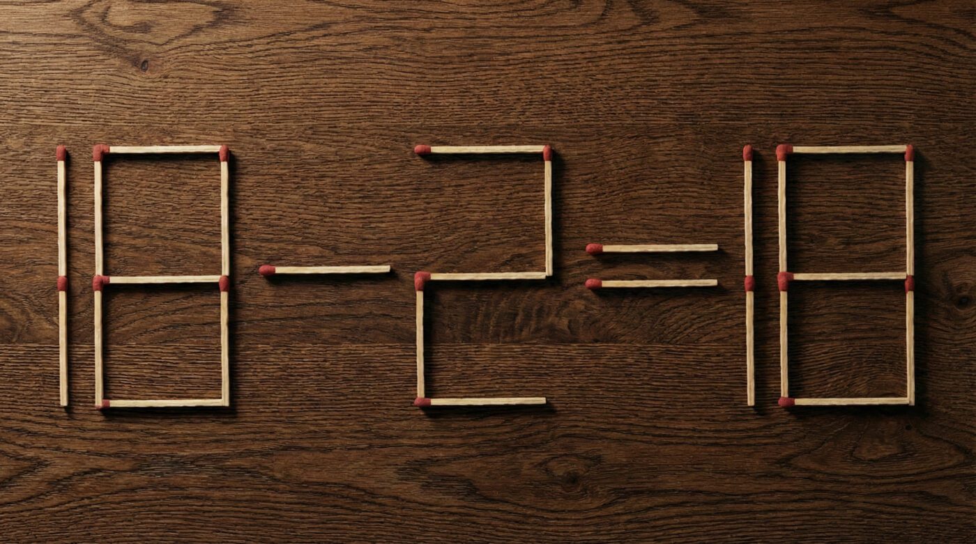 Перемістіть один сірник, щоб зробити рівність правильною