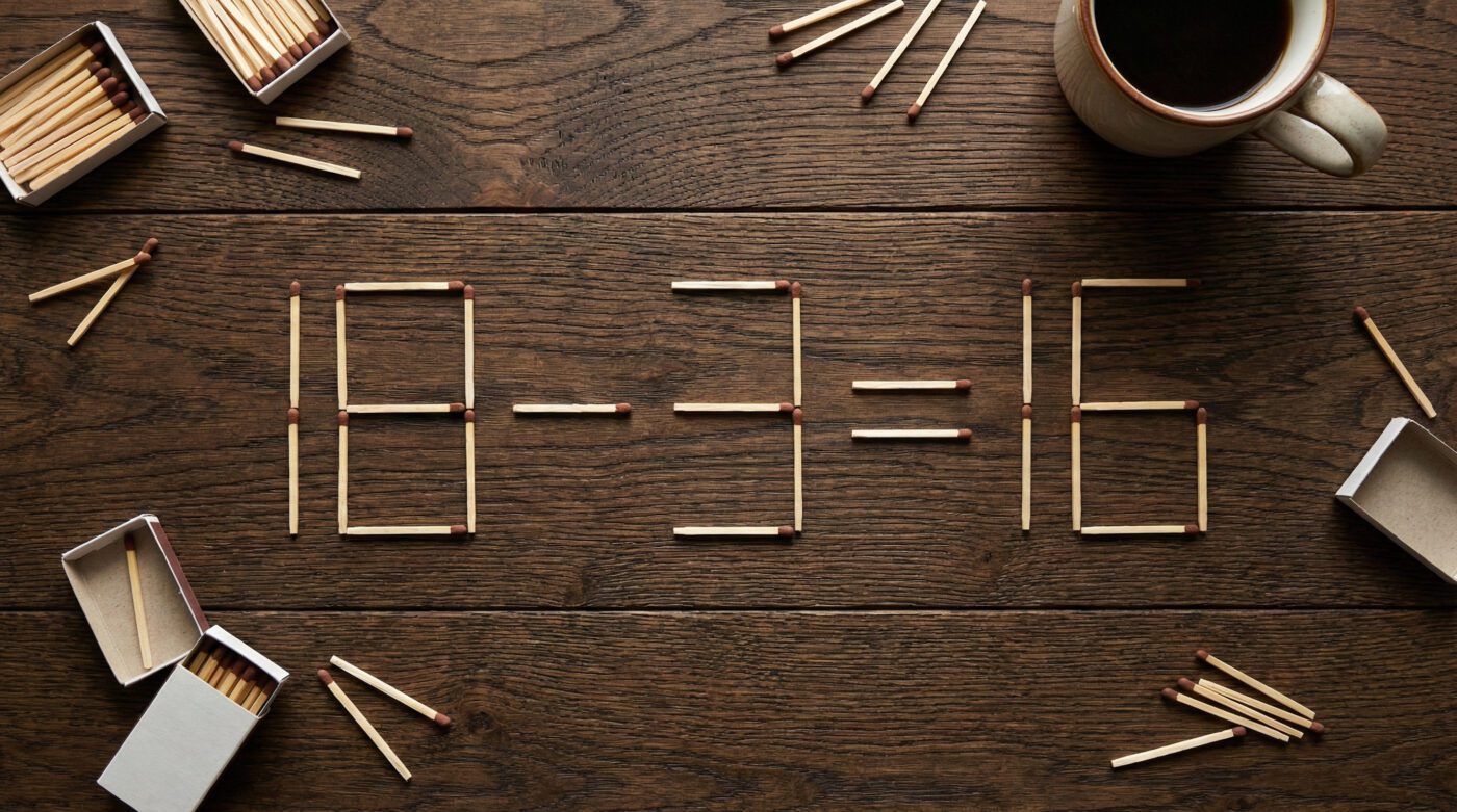 Переставте сірники, щоб зробити рівності правильними