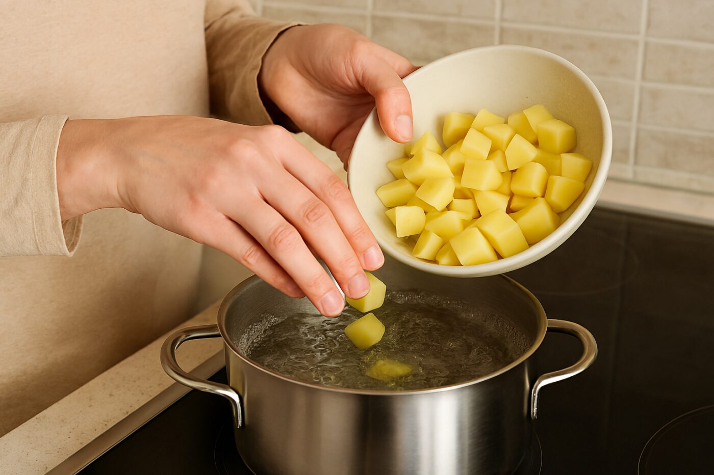 Правильний час варіння старої та молодої картоплі. Фото: Одна Хвилина