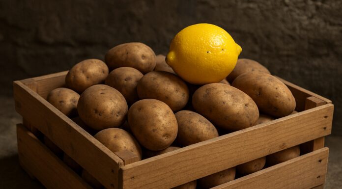 Взяла 1 фрукт і врятувала 50 кг картоплі: жодна бульба не проросла й не зіпсувалася Як запобігти проростанню картоплі у підвалі