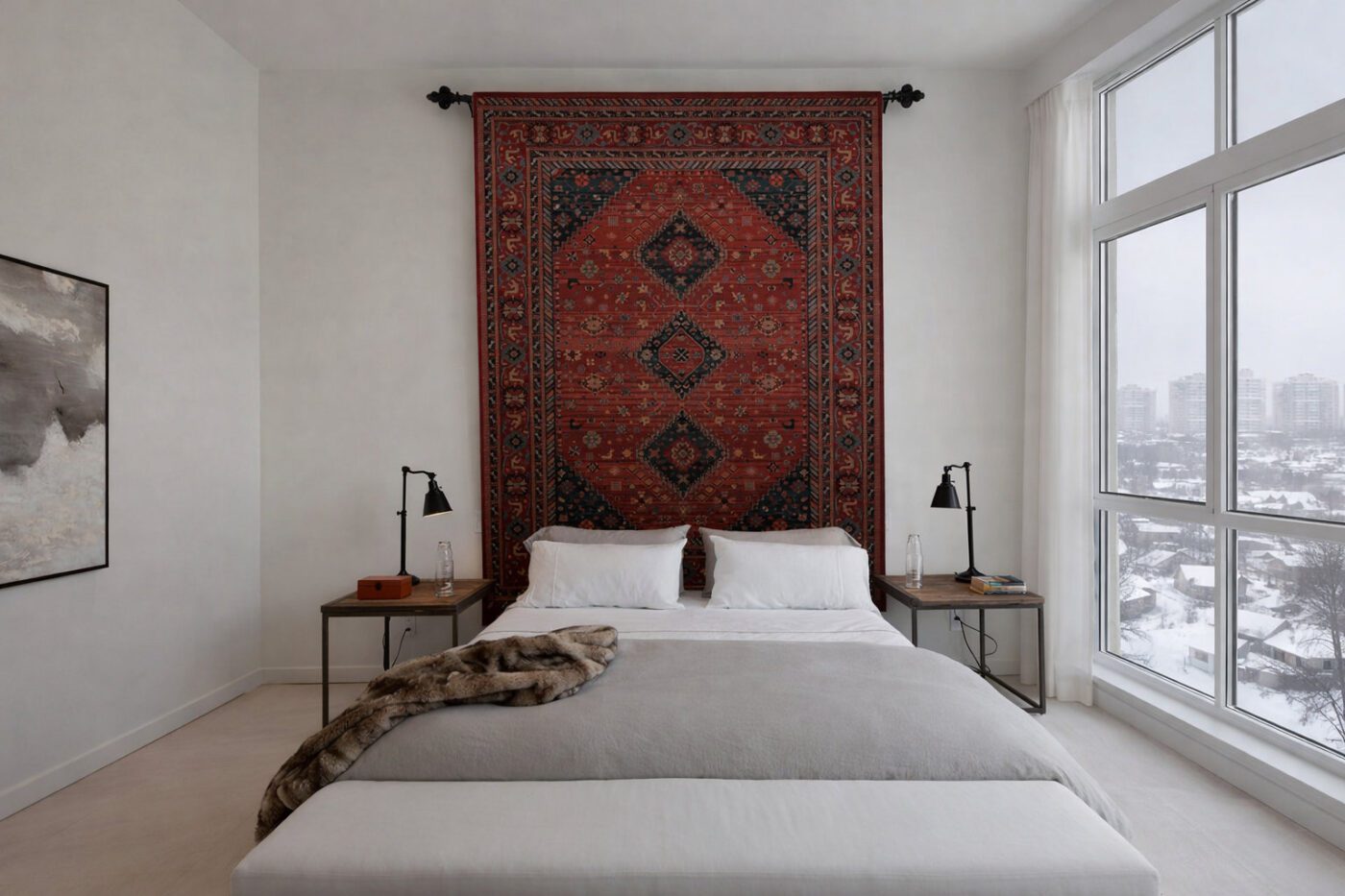 Як правильно утеплювати кімнати килимом на стіні