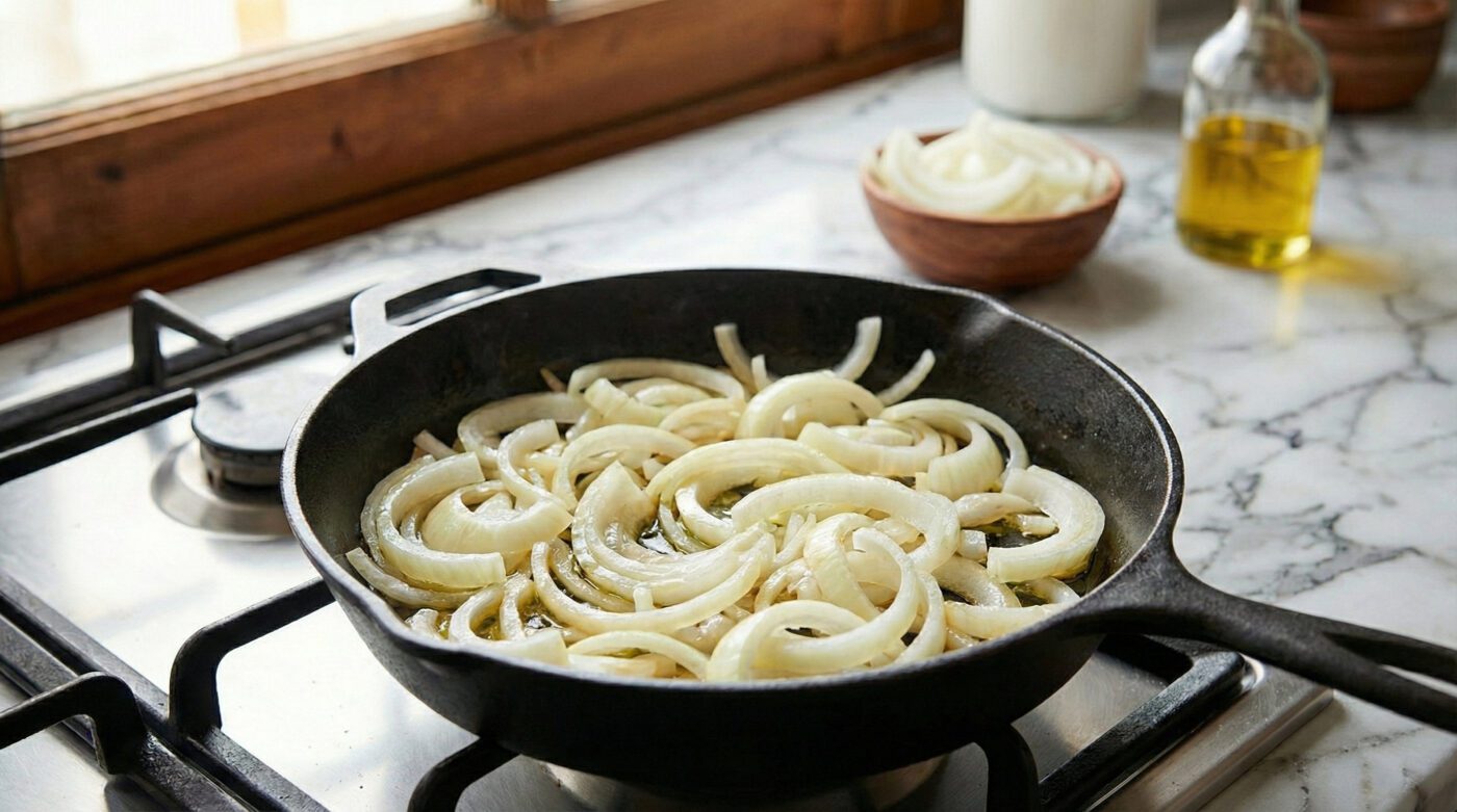 Рецепт золотавої цибулі для будь-яких страв за 2 хвилини від шеф-кухарів