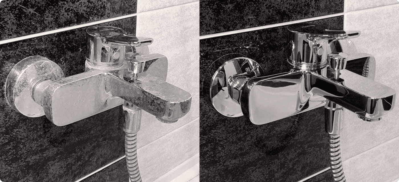 Експерти порадили простий засіб з аптеки, який допоможе очистити хромовану сантехніку від іржі