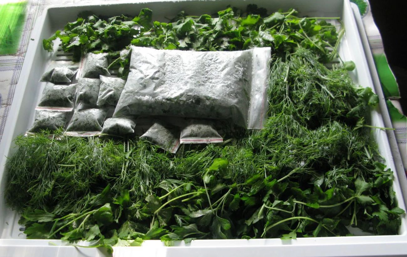 Господині порадили лайфхак із льодом для зберігання свіжої зелені — корисна порада для свіжості