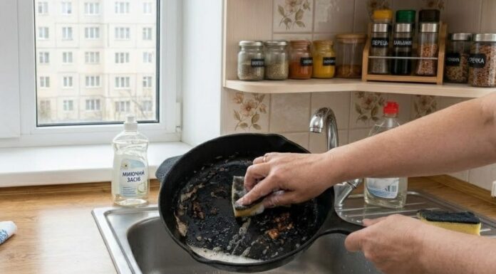 Як очистити сковорідку від нагару швидко