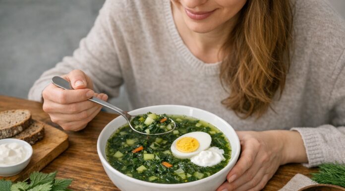 Як приготувати зелений борщ із кропивою