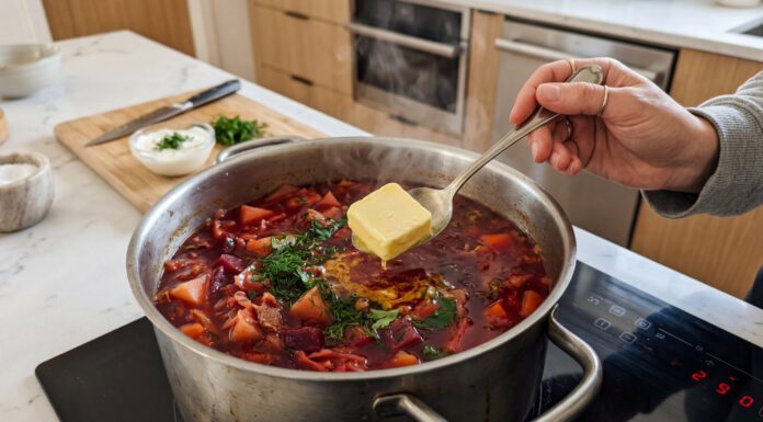 Хотіла борщ як у бабусі – додала 1 ложку вершкового масла в самому кінці варіння – смак розкрився неймовірно Кулінари пояснили, як зварити смачний та наваристий червоний борщ