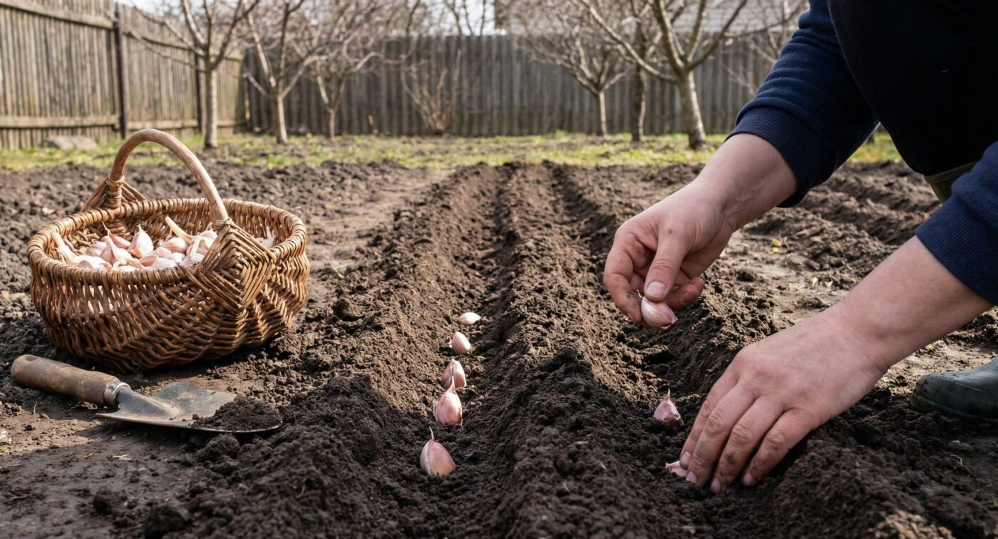 Як саджати ярий часник навесні для великих головок і щедрого врожаю