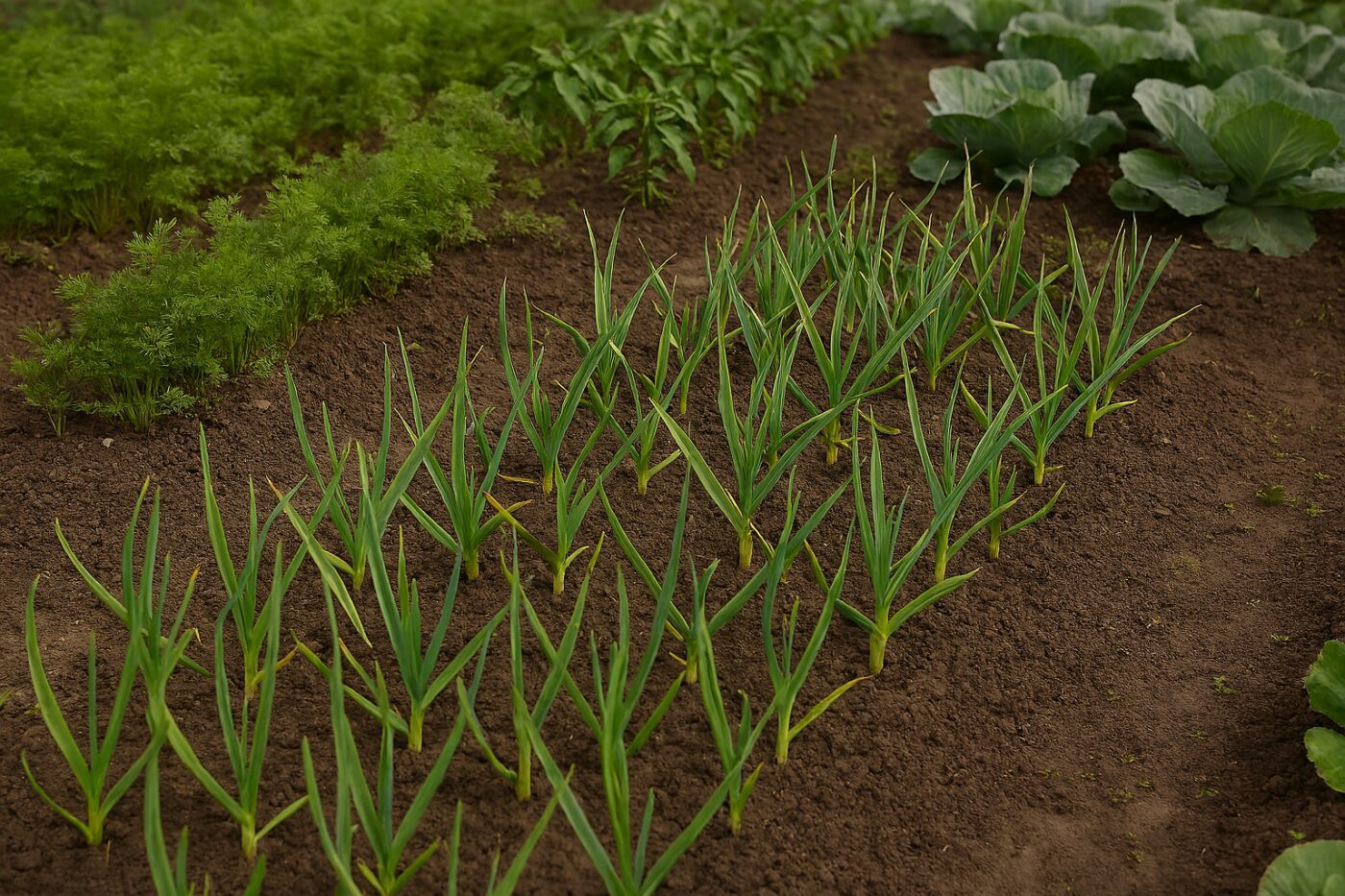 Як освіжити пожовтіле листя часнику. Фото: скріншот з відео