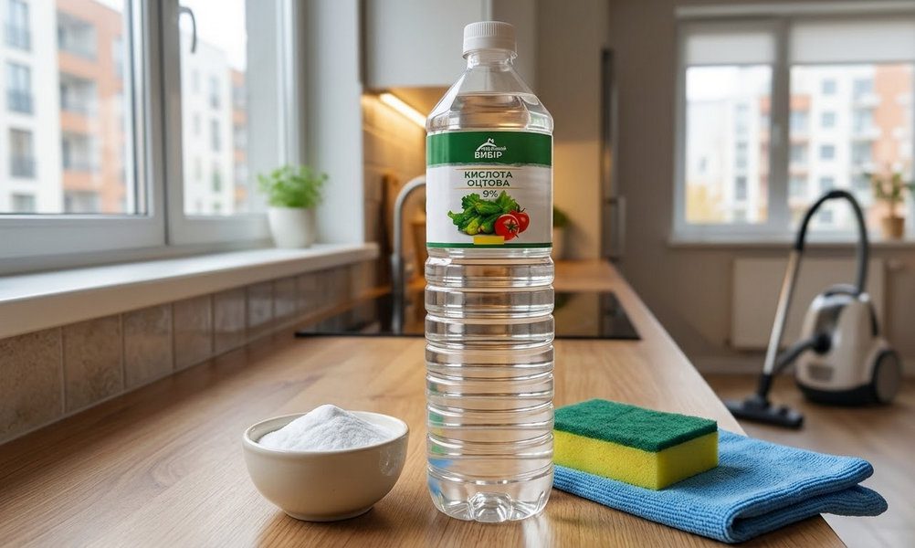 Як відчистити обивку дивану за допомогою оцту та соди