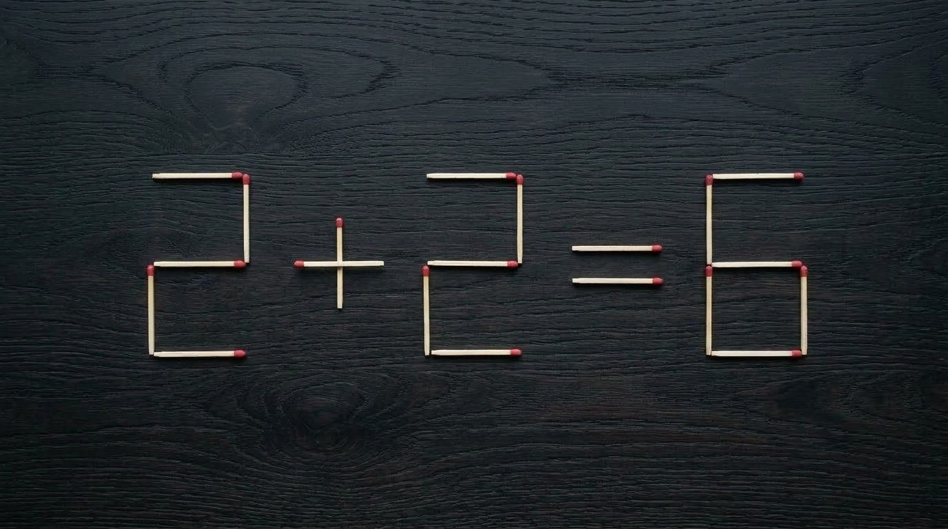 Швидкі задачі на логіку з сірниками