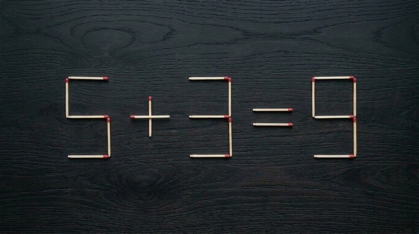 Швидкі задачі на логіку з сірниками