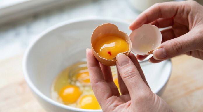 Чому в яйці червона цяточка та чи можна таке яйце їсти