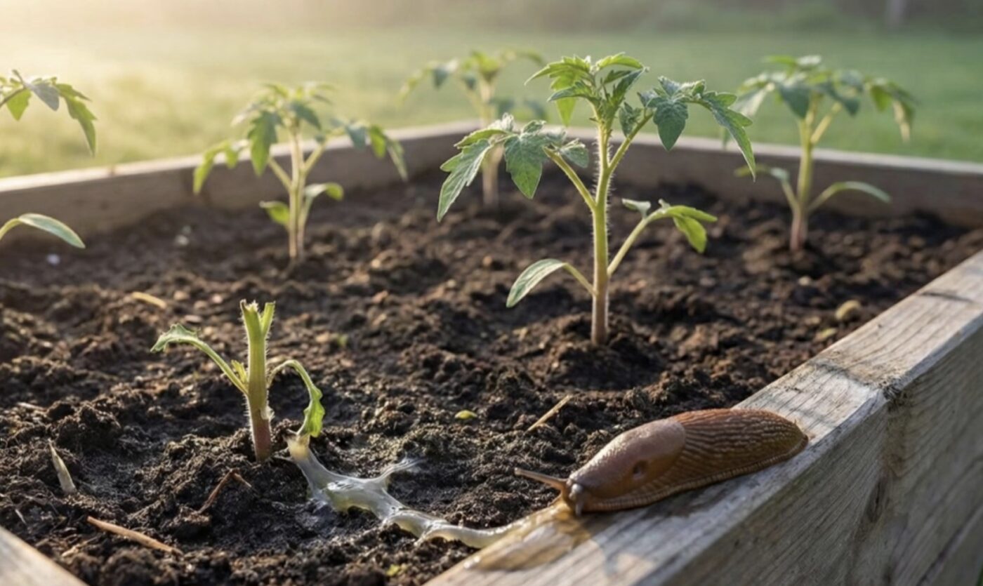 Як вивести слимаків з городу