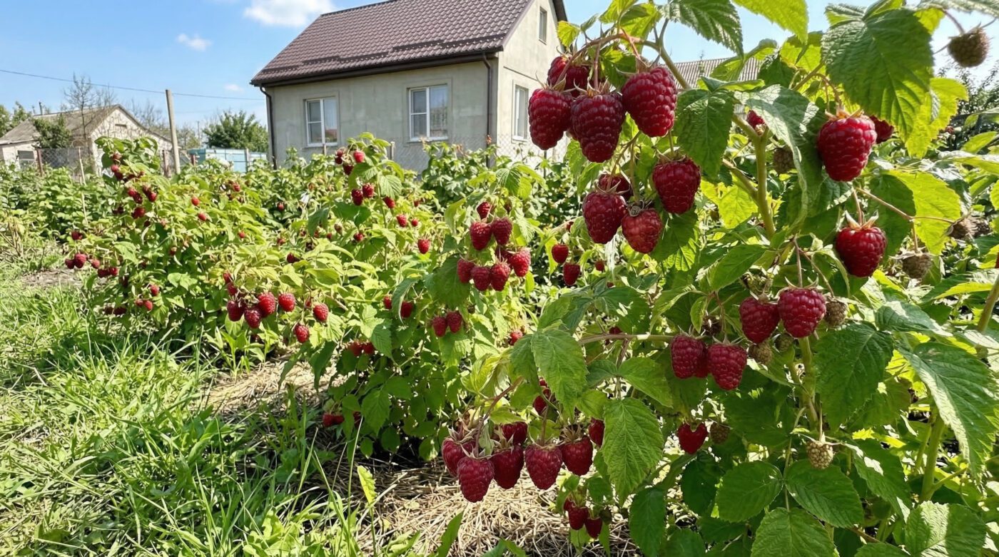 Весняне підживлення малини для щедрого врожаю