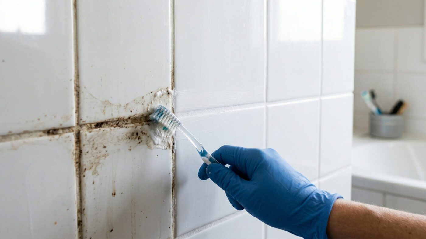 Як відмити шви між плиткою харчовою содою та перекисом водню