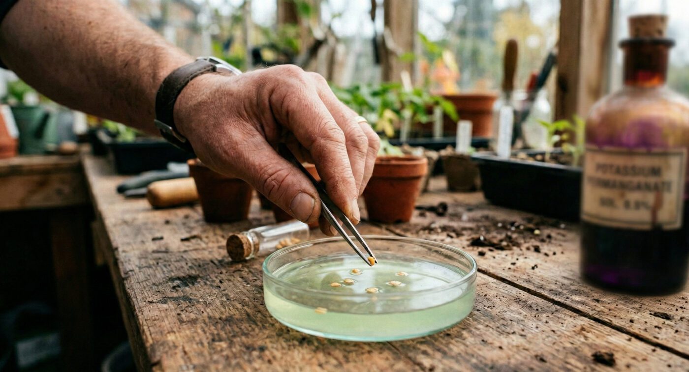 Як правильно замочувати насіння перцю у соку алое для швидких сходів