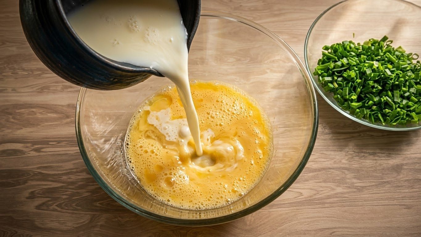 Швидкі пиріжки на кефірі з вареними яйцями та зеленню