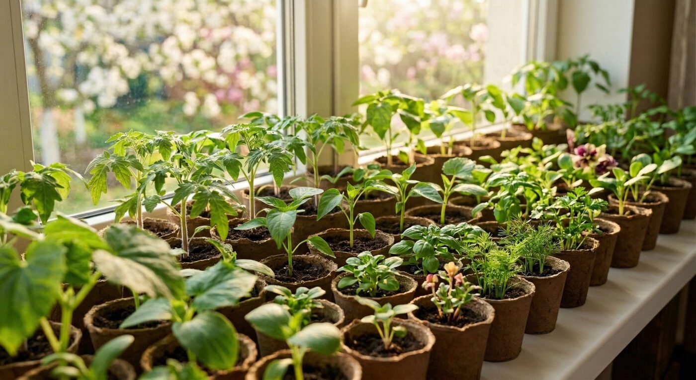 Посівний календар для помідорів, перцю та огірків на квітень 2026 року