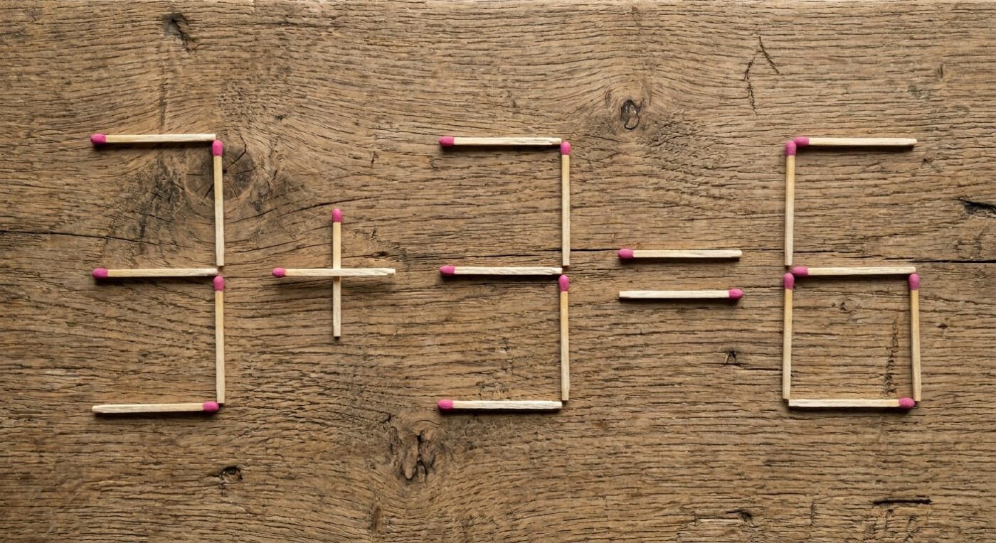 Швидка головоломка з сірниками на уважність та логіку