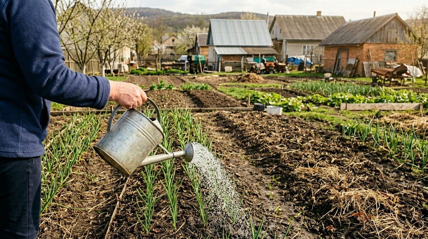 Підживлення часнику сульфатом магнію від жовтизни та гіркоти