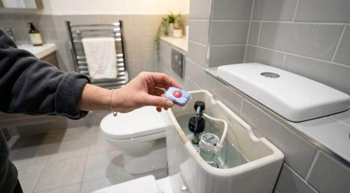 Кладу 1 штучку в бачок унітаза перед сном – зранку вапняний наліт і жовтизна зникають самі без жодного тертя Сантехніки пояснили, як без тертя позбутися вапняного нальоту в туалеті