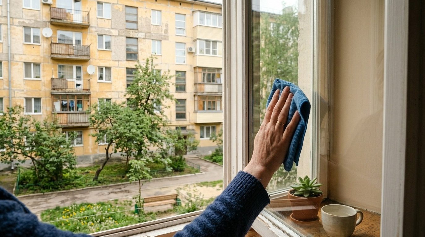 Гліцерин найкраще працює для частоти, але наносити його треба на вже ідеально відмите скло