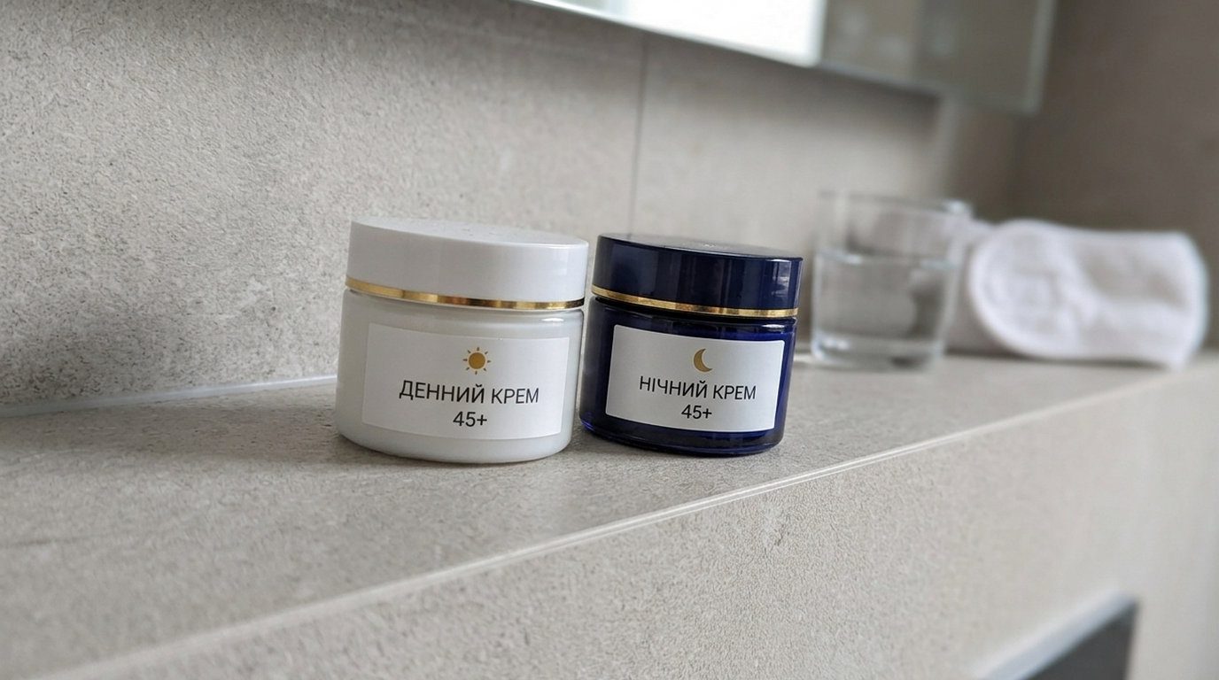Замінювати 2 окремі креми одним універсальним після 45 років не бажано