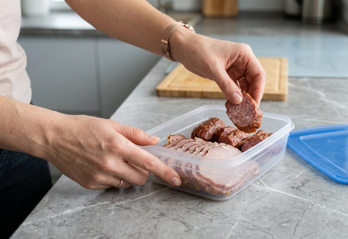 Для м'ясних виробів найкраще підходять пластикові контейнери