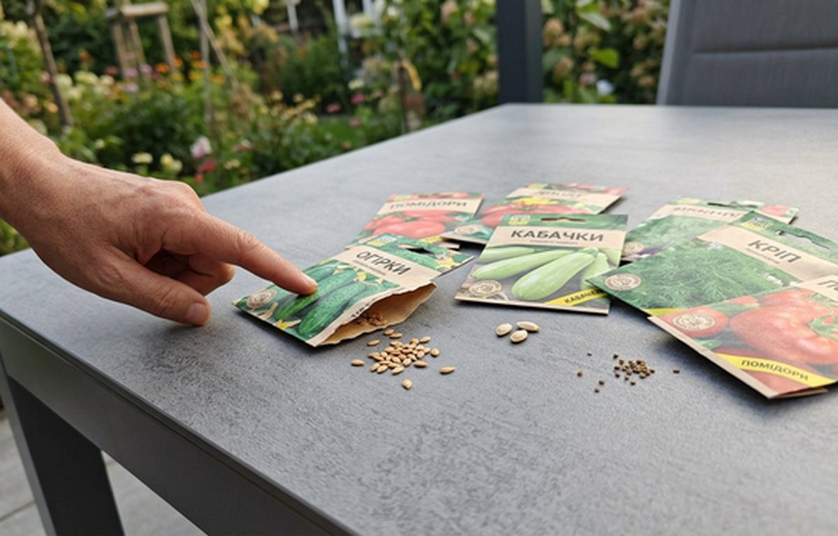 Обов'язково перевірте насіння та докупіть те, якого вам не вистачає