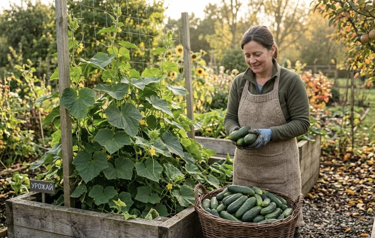 Як зробити теплу грядку з гноєм для щедрого врожаю огірків. Фото: Одна Хвилина
