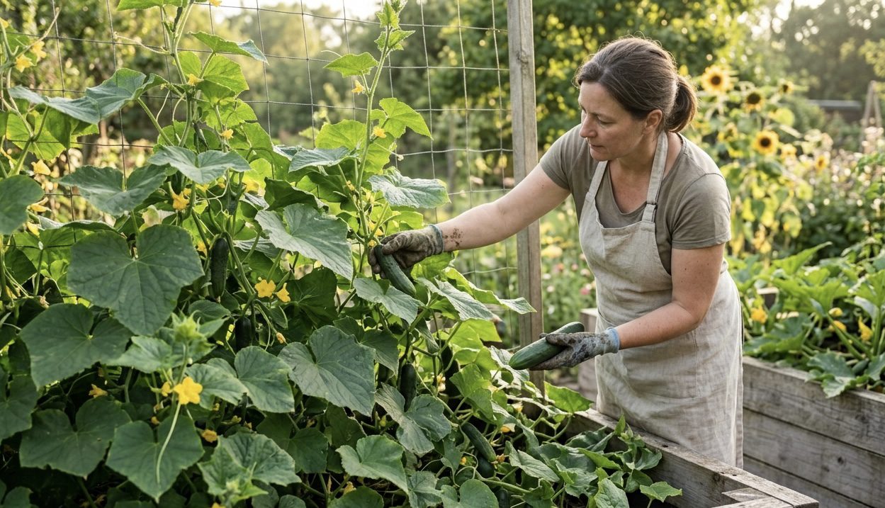 Як зробити теплу грядку з гноєм для щедрого врожаю огірків. Фото: Одна Хвилина