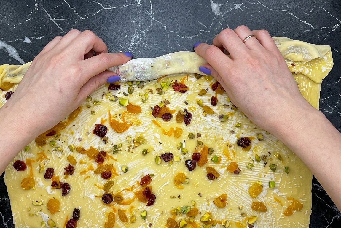 Швидкий рецепт ніжного великоднього крафіна з горіхами та сухофруктами